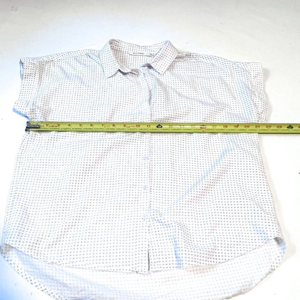 Ellison Print Cotton Short Sleeve Button Up Shirt - Picture 6 of 9